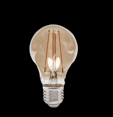 Lampe filaments LED THREELINE Gold - G60 E27 6W 2500K 730Lm 30 000H L70B10 - Garantie 2ans