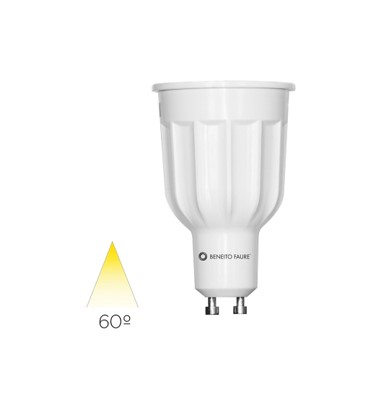 Lampe LED BENEITO GU10 Power - 10W 4000K 1050Lm IP40 60°25 000H - Garantie 3ans